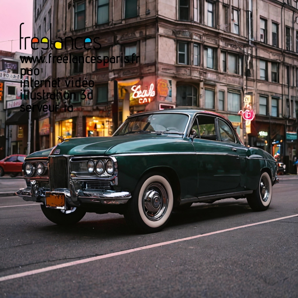 Pao mise en page internet vidéo illustration 3d serveur IA générative AI freelance paris studio de création magazines bhyyazl0